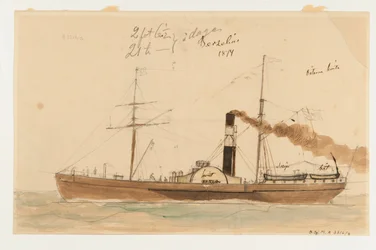 Das Dampfschiff BERZELIUS